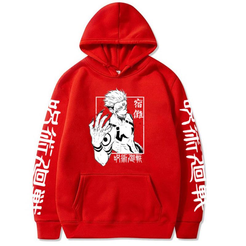 Толстовки унисекс, японское аниме дзюдзюцу кайсен, мужские толстовки с героями мультфильмов Yuji Itadori Ryomen Sukuna, уличная одежда большого размера с графикой, мужская