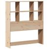 VidaXL Tête de lit avec rangement 90 cm bois massif de pin, tête de lit en bois, tête de lit avec rangement, tête de lit sur 855672