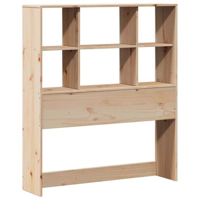 VidaXL Tête de lit avec rangement 90 cm bois massif de pin, tête de lit en bois, tête de lit avec rangement, tête de lit sur 855672