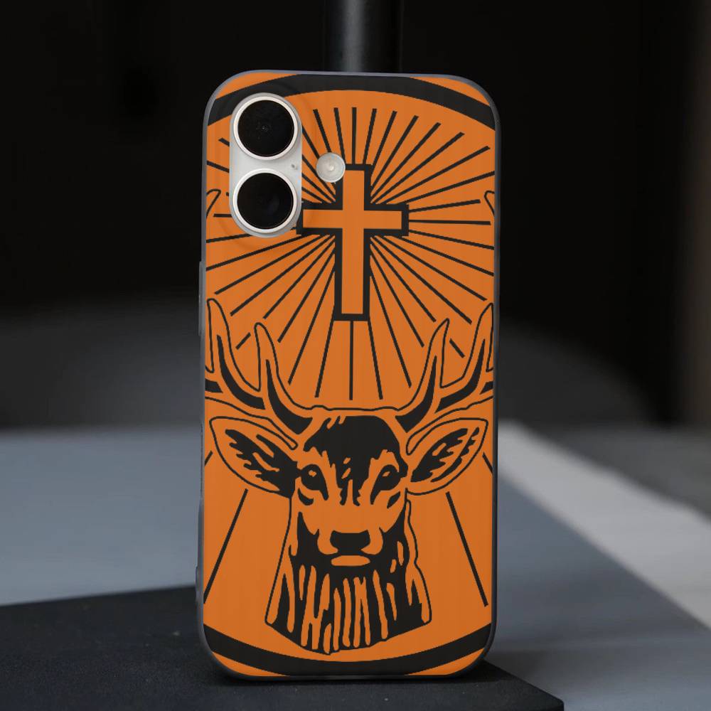 Привет J-Jagermeister Логотип Для IPhone 16 15 14 13 12 11 17 Pro Max Plus Волна Гофрированный Чехол для Телефона Противоударная Крышка