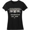 Женская/женская футболка с флаером Troubadour