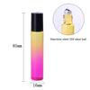 5Pcs/Set 10ml Rollerball Multicolor Gradient Empty Essential Oil Perfume Bottle