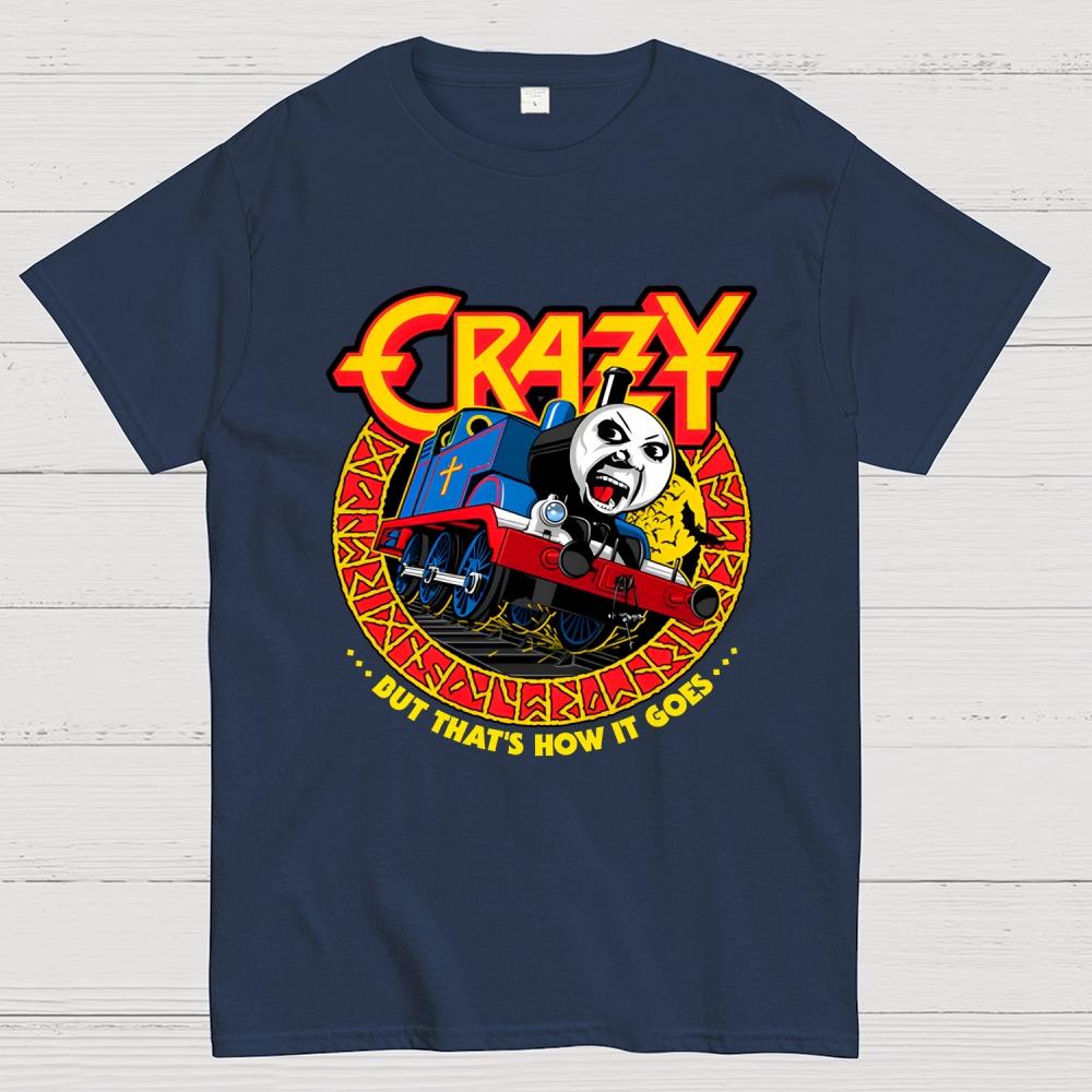 Crazy Tom Unisex Unisex 100% Cotton Summer Casual Cool Loose T-Shirt