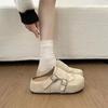 Полуботинки Birkenstock на толстой подошве, новые ленивые увеличивающие рост туфли Birkenstock на весну