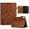 Тисненый кожаный чехол-кошелек с деревом для iPad 10”2 Case 9th 10.9 10th Air3 Pro 10.5 9.7 5th 6th Mini 6 Air2 Чехол с отделениями для карт Fundas