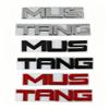 Suitable for modified rear trunk label GT350 snake label MUSTANG English alphabet sticker car logo car sticker