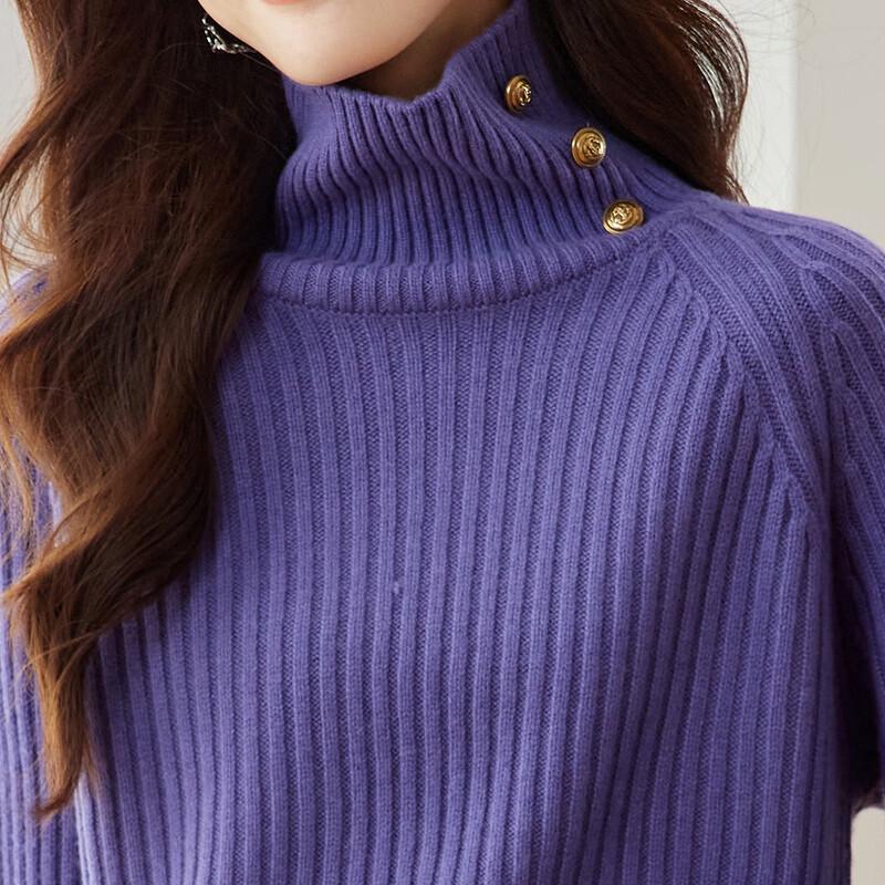 Srcr Women's Pure Wool High-Neck Sweater