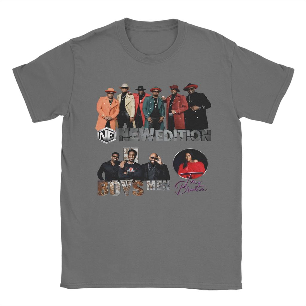 Mens Womens New Edition Way Tour 2026 Vintage RB Concert Shirt Cotton New Arrival Tee Shirts Top Clothing
