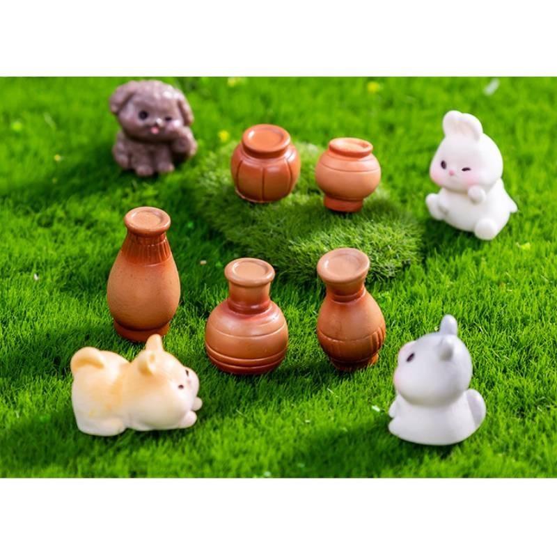Cute Mini Resin Animal Figurines For Fairy Garden And Creative Landscaping