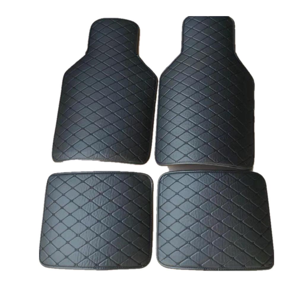 Auto Floor Leather Carpet Liner Waterproof/Dustproof /Skidproof Mat Pad Universal Car Floor Mats Front  Rear Carpet Mat Waterproof Dustproof Skidproof