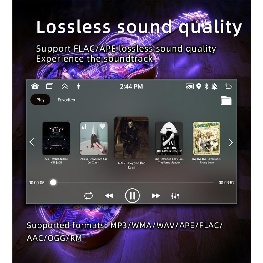 2Din Android Carplay GPS Car Multimedia Player for Volkswagen Golf Polo Tiguan Passat B7 b6/SEAT Leon/Skoda Octavia 2+64GB