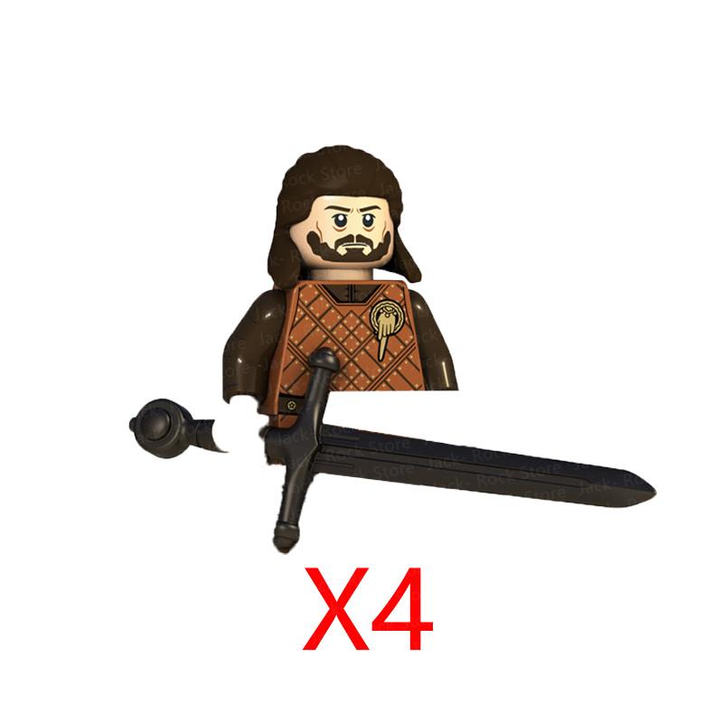 Военные Строительные Блоки Фигурки Солдат Подарки Игрушки Серия Кино Фантастика Средневековый Рыцарь Легион Оружие Щит Флаг MOC