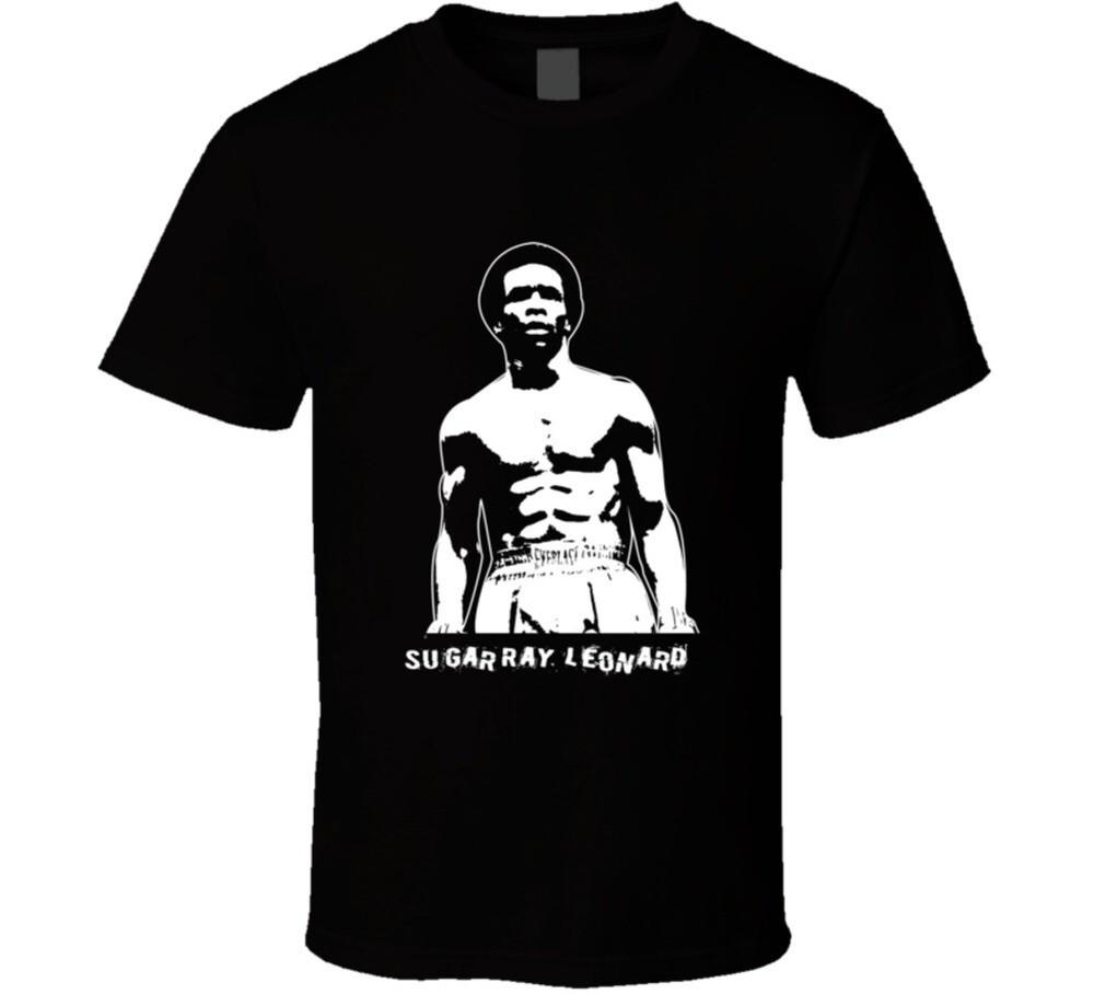 Ретро Футболка Легенды Бокса Sugar Ray Leonard Унисекс Футболка
