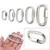 Screw Lock Quick Links Safety Snap Hook Carabiners Climbing Gear Carabiner Chain Connecting Ring