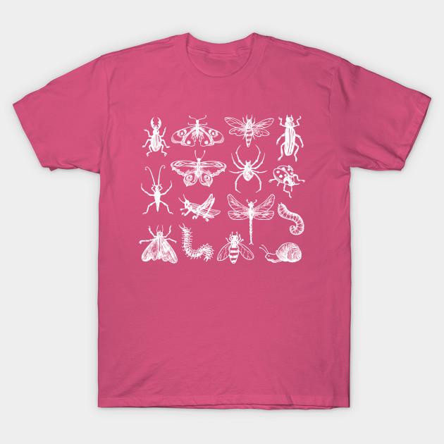 Новая мода Мужская футболка с принтом насекомых Коллекция Топы с коротким рукавом Футболки Повседневные