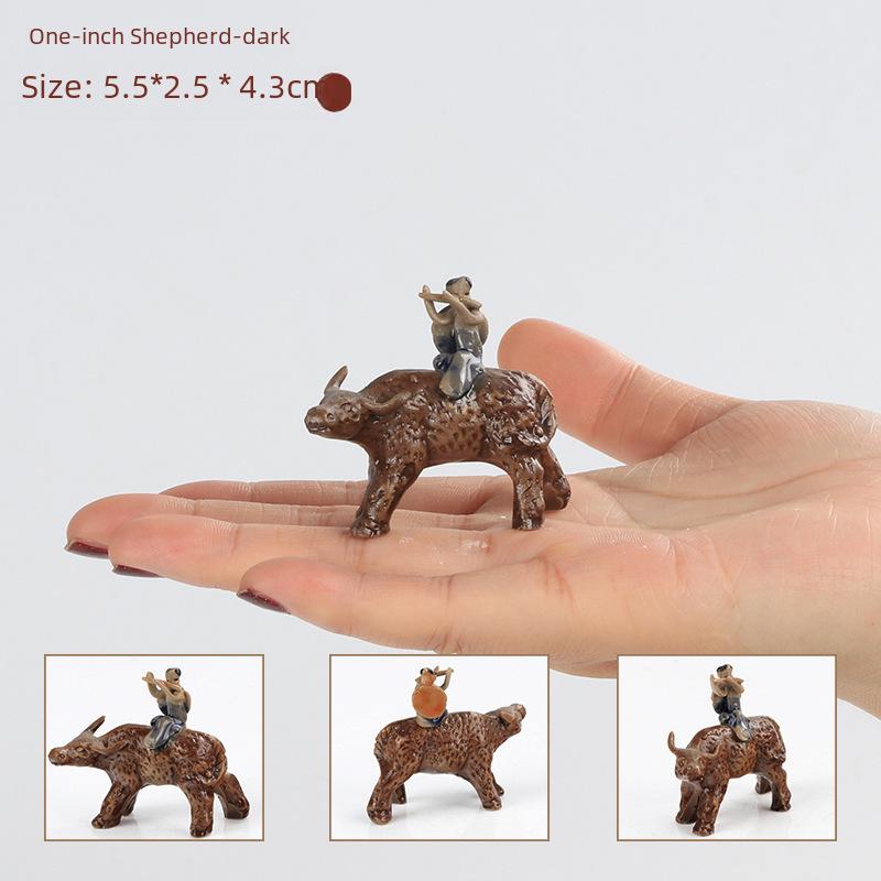 Украшение для аквариума Керамические фигурки животных: Утка, Корова, Журавль, Мандаринка