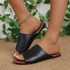 Slippers Female 2024 Summer Fashion Women Slippers Casual Solid Open Toed Beach Comfortable Shoes for Women Zapatos De Mujer