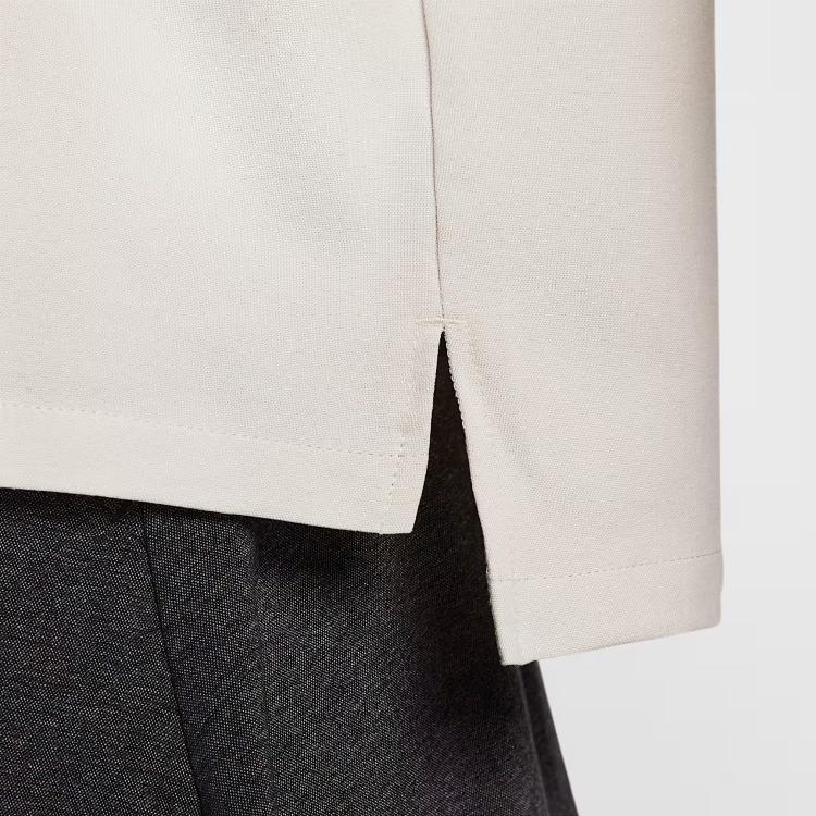 Nike Удобная Модная Минималистичная Универсальная Однотонная Футболка с Коротким Рукавом Женские топы Бежевый HJ0350072