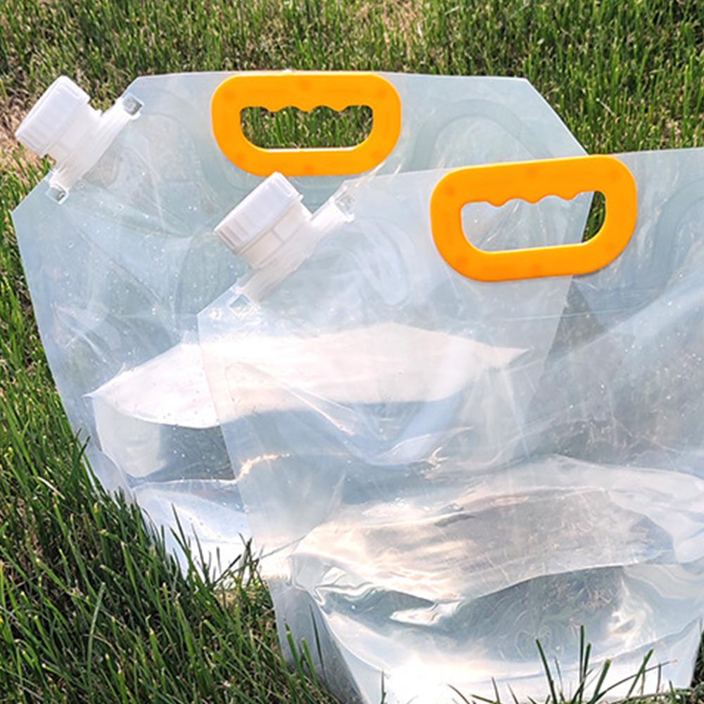 1.5/2.5/5/10L складная портативная сумка для питьевой воды для кемпинга, хранения воды для чрезвычайных ситуаций на открытом воздухе J7T3