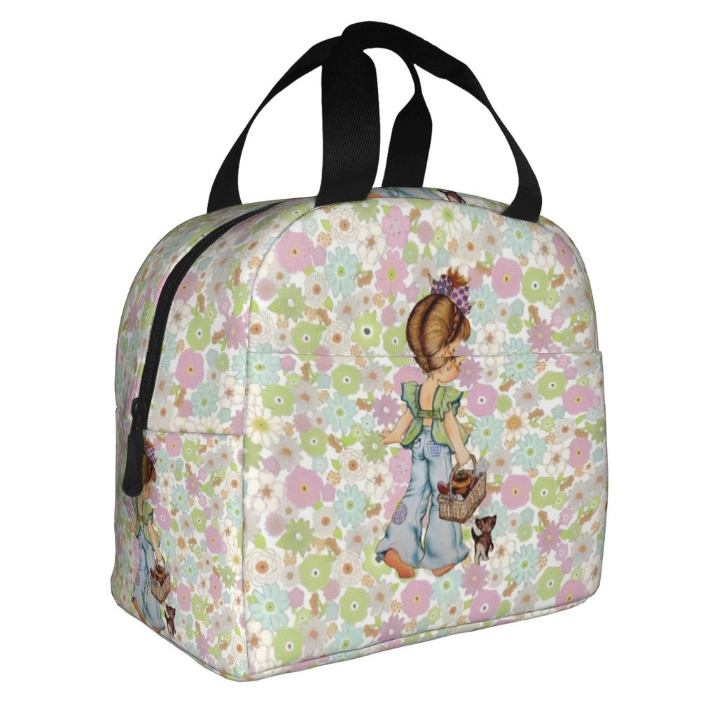 Cartoon S-Sarahs K-Kays Lunch Bag Men Women Kawaii Girl Cooler Thermal Insulated Lunch Boxes for Adult Office