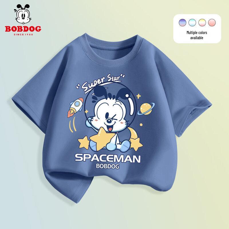BOBDOG Boys' Cotton Short-Sleeve Summer T-Shirt