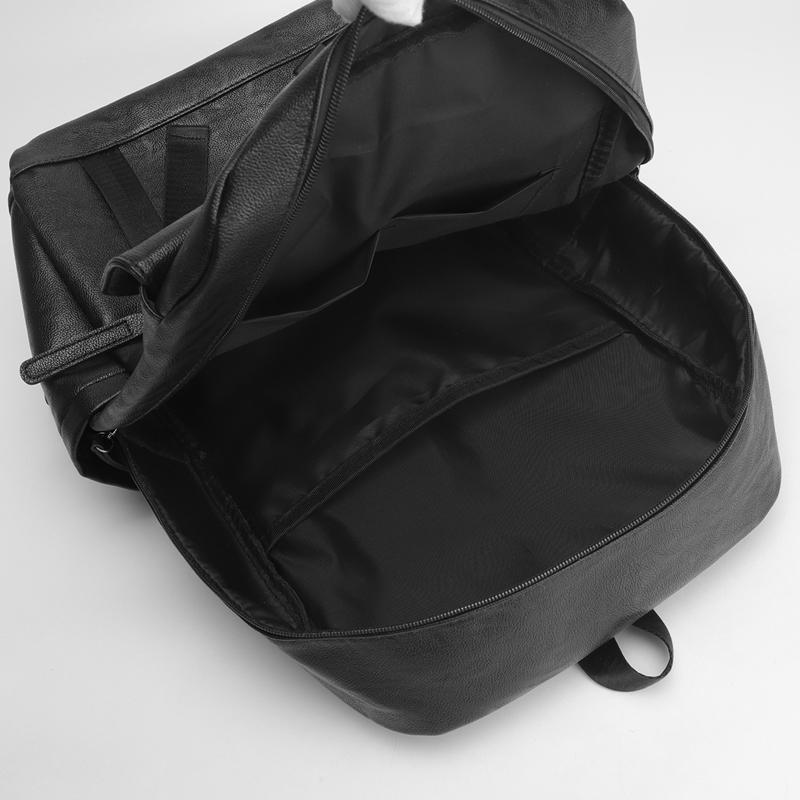 Мужской ПУ рюкзак деловой компьютерный рюкзак большой емкости рюкзак для улицы студенческий школьный рюкзак