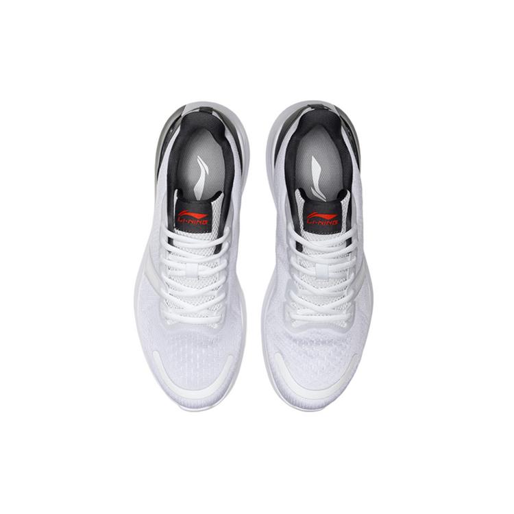 Li Ning Коллекция для бега Амортизация Дышащие Низкие Беговые кроссовки Мужские Стандартные Белые ARHQ111-1