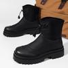 Мужские ботинки мартинс 2024 новые ретро высокие на толстой подошве для улицы функциональные ветрозащитные эластичные ботинки