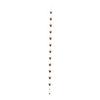 3.8M 12 Flower Cups Gutter Chain Adjustable Monarch Rain Gutter Chime Chain for Replacement Downspout Gutters Eaves Drainage
