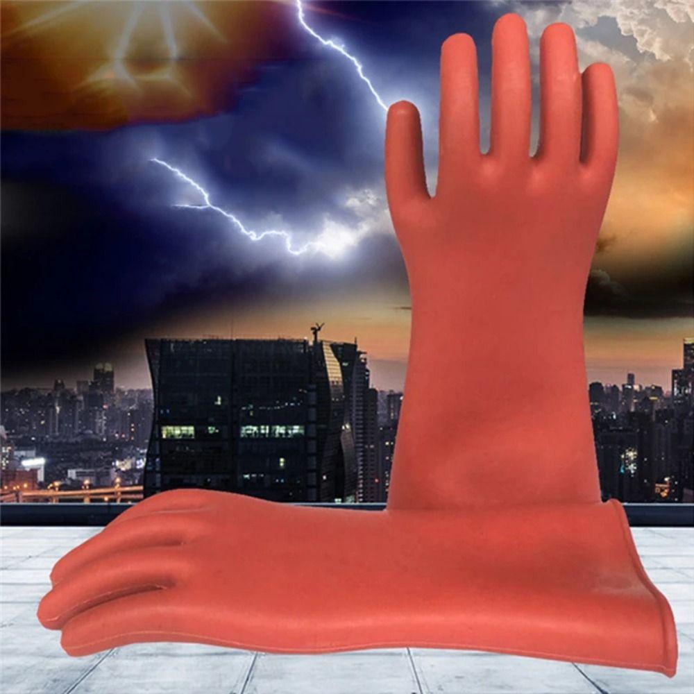 1 Pair Anti-electricity Protect Anti-Electricity Gloves Breathable Work Gloves  Electrical