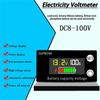 Battery Capacity Indicator DC 8V-100V Lead Acid Lithium LiFePO4 Car Motorcycle Voltmeter Voltage Gauge 12V 24V 48V 72V