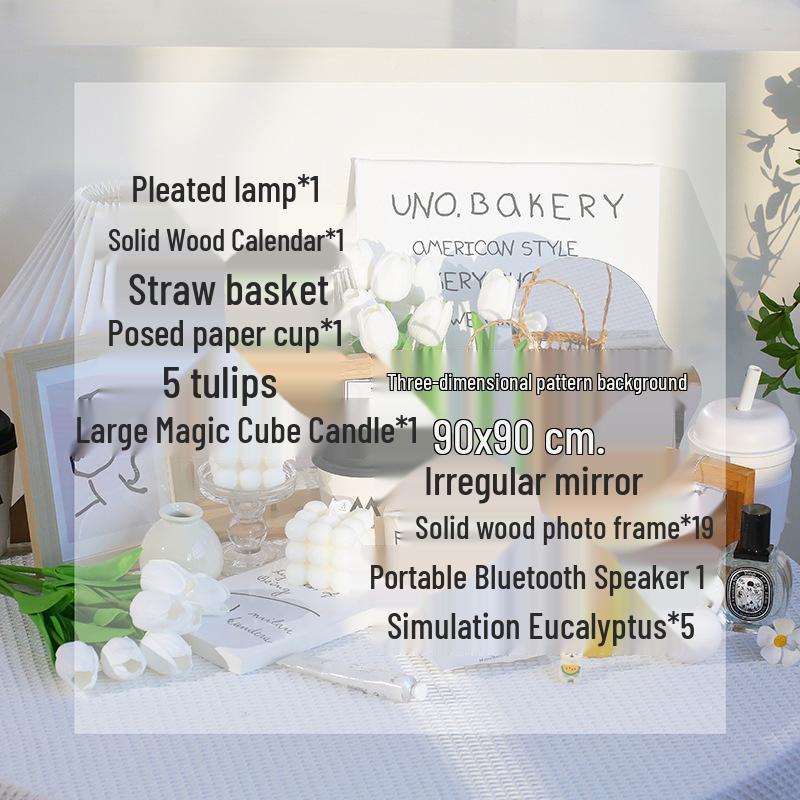 Реквизит для фотосъемки тортов в стиле ИНС: Фоновые настенные украшения и натюрмортная фотография