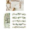 10Pcs Flower Border Decorative Sticker Adheisve Sticker for Scrapbooking Journaling Planner Phone Case Photo Album