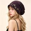 Tassel Ethnic Stye Beanie Retro Vintage Pullover Hat Vintage Turban Cap  Students