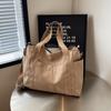 Большая сумка-тоут 2024 года, летняя новая одежда для работы, поездок на работу, литературы и искусства, для студентов, сумка через плечо из ткани для женщин
