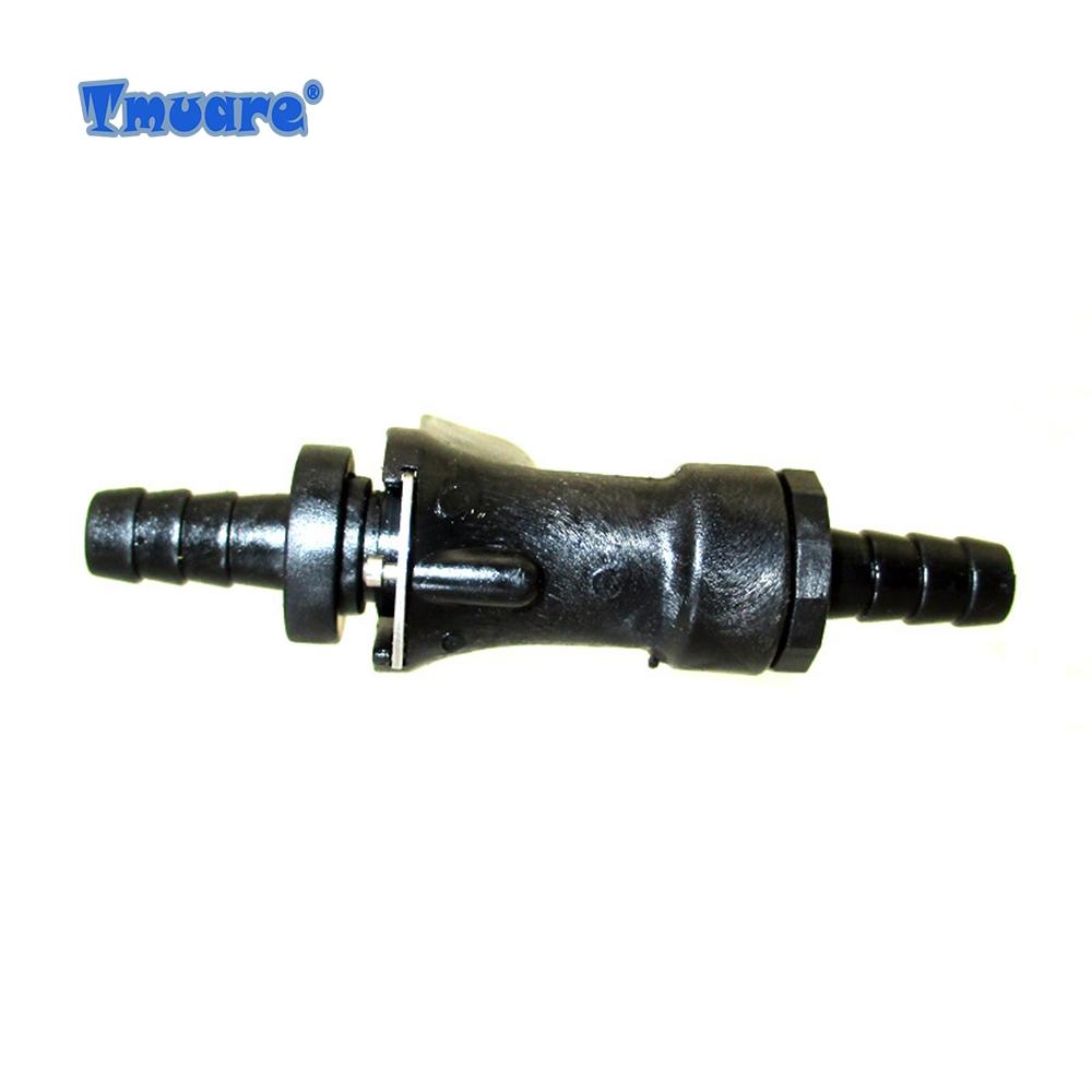 Tmuare 5/16" Fuel Line Quick Release Disconnect Coupling Single Shut Off For Motorcycle ATV Single Shut Off Fuel System Fittings7