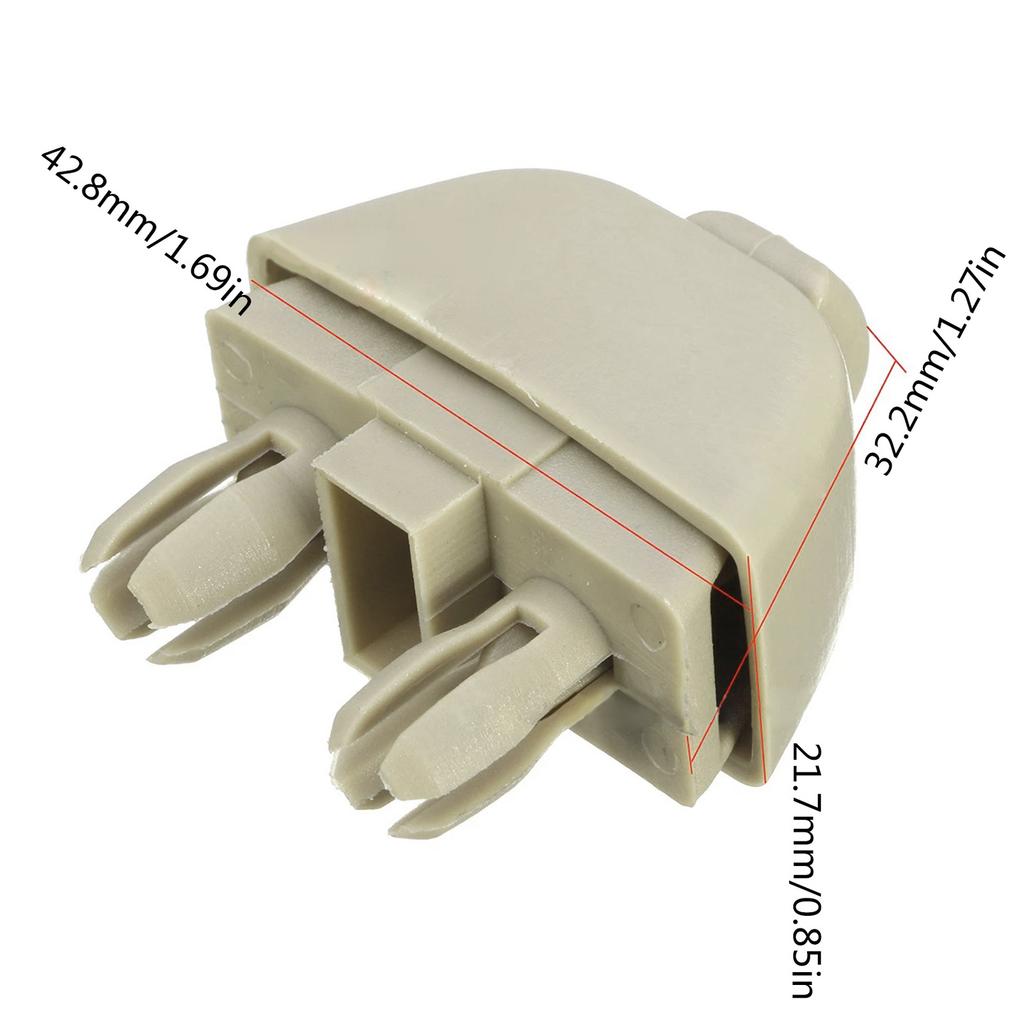 1 пара зажимов для солнцезащитного козырька, держатель крючка, фиксатор внутренней отделки, сменный крепежный зажим для A6 C6 Passat B7 Polo 4F0857561