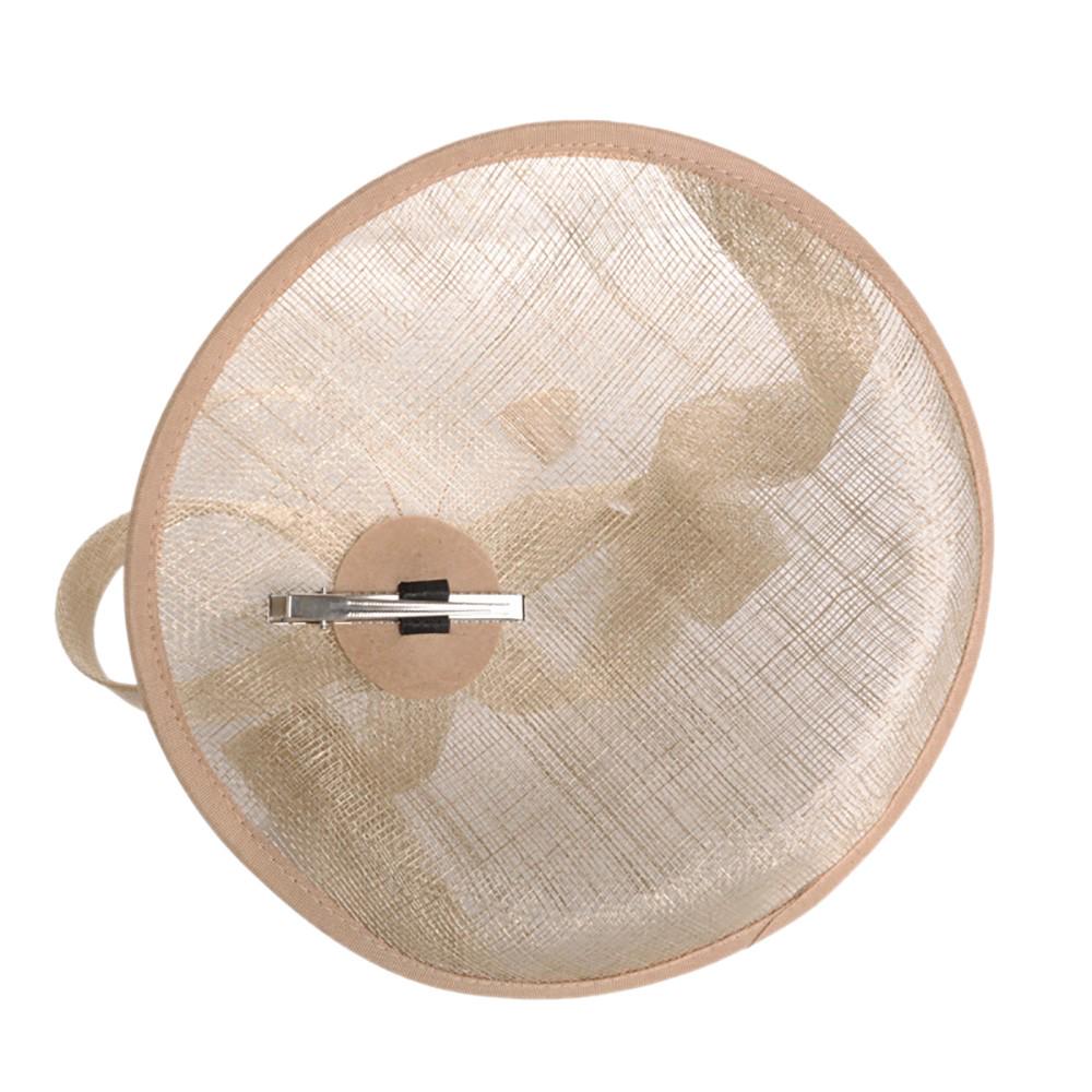 Модная свадебная женская шляпа-чародер Penny Mesh Hat с лентами и перьями, праздничная шляпа