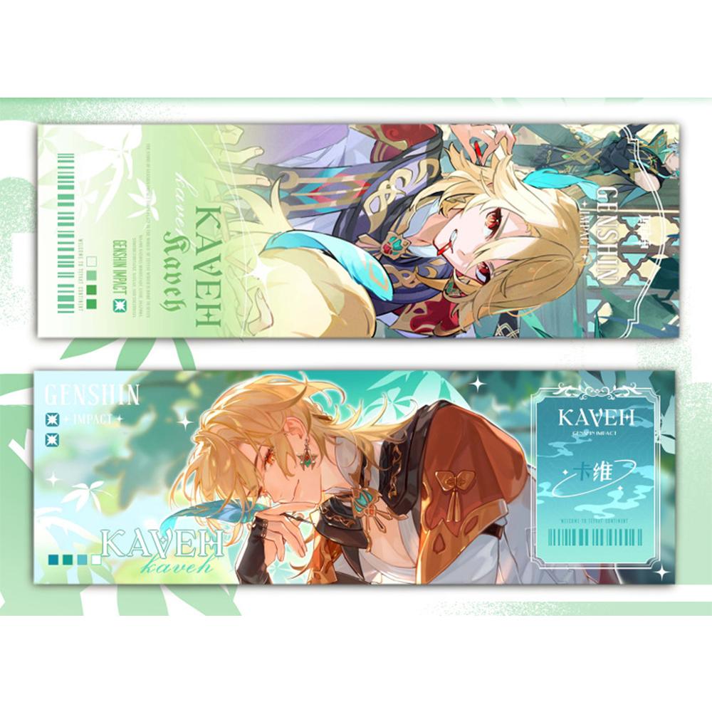 Genshin Impact, коллекционные карты, игры, закладки, Furina Neuvillette, Wriothesley Laser, двусторонний билет, аниме, карта Таро, подарок
