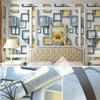 3D Geometry Waterproof Self Adhesive Wallpaper Furniture Renovation Decorative Sticker DIY Decorative Film