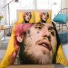 Комплект постельного белья с пододеяльником L-Lil P-Peep Домашний стиль Мягкий хлопковый хлопок для стирки Кровать 3 предмета Подарок для студенческого общежития