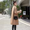 Double-sided Cashmere Coat Women's Cocoon Medium and Long Autumn and Winter New Loose Wool Woolen Coat