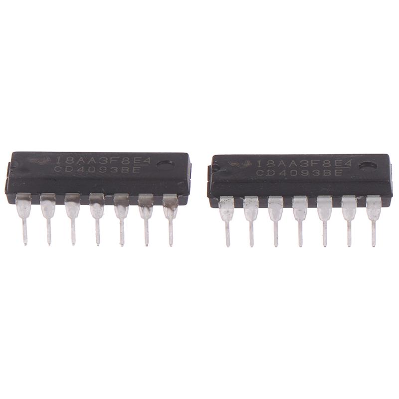 10 шт. Cd4093Be Cd4093 4093 Dip-14 Ti чип Ic