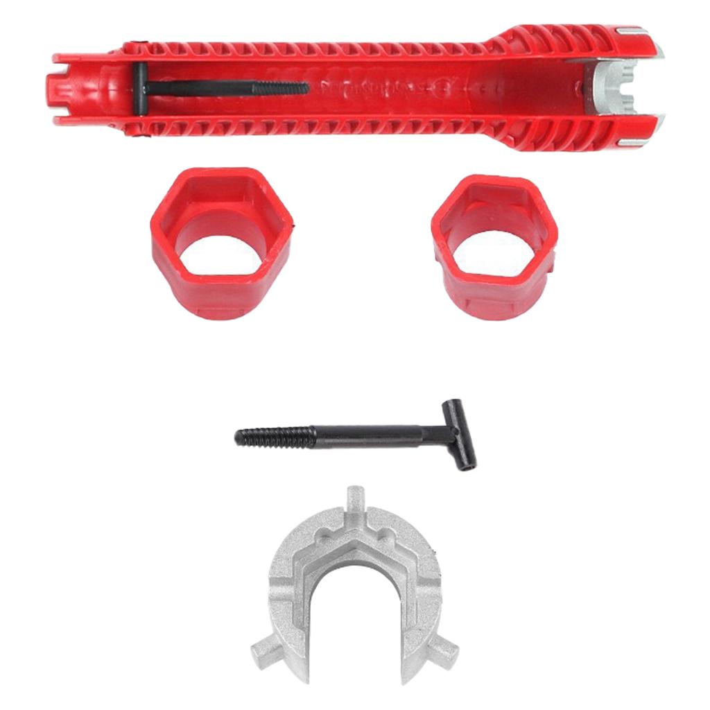 Универсальный ключ для раковины, сантехнический монтажный инструмент для легкого обслуживания крана и водопроводной трубы в ванной комнате