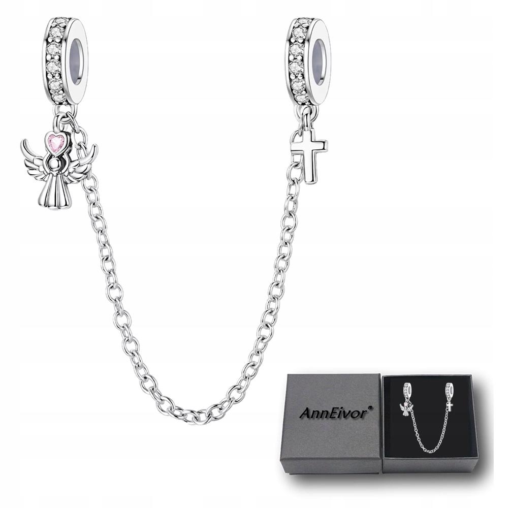 Safety Chain for Modular Angel Bracelet S925 Silver