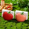 Strawberry Shaped Ceramic Napkin Holder Fruit Paper Towel Holder Decorative Napkin Holder for Home Cafe Party Decor