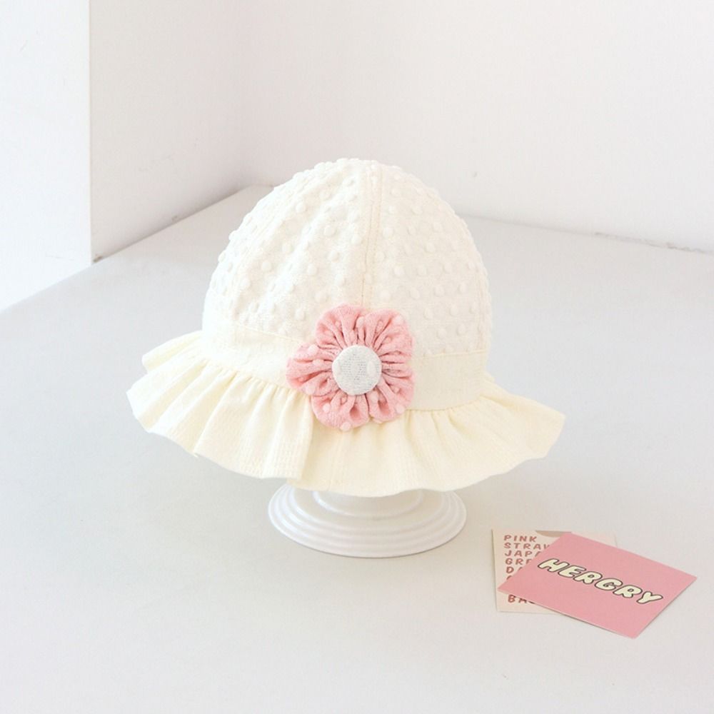 Cute Princess Baby Sun Hats Ruffle Baby Hat Summer UV Protection Fisherman Cap