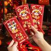 6pcs Chinese Style 3D New Year Money Pocket Traditional Good Luck Red Packet  Wedding Birthday