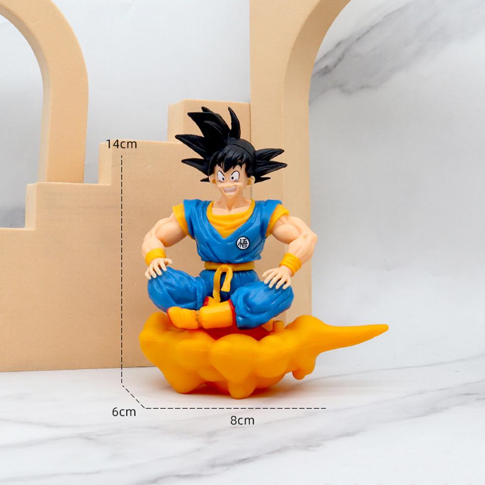 ГОРЯЧИЕ Мультяшные Аниме Фигурки Dragon Ball Z Детские Игрушки Кукла Кавайный Модель Goku Аксессуары Детский Прочный Подарок Фигурки Действия Хобби