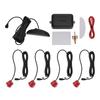 Car Reverse Sensor System 4 Sensors Digital Display Colorful Warning Bar Buzzer Alert Vehicle